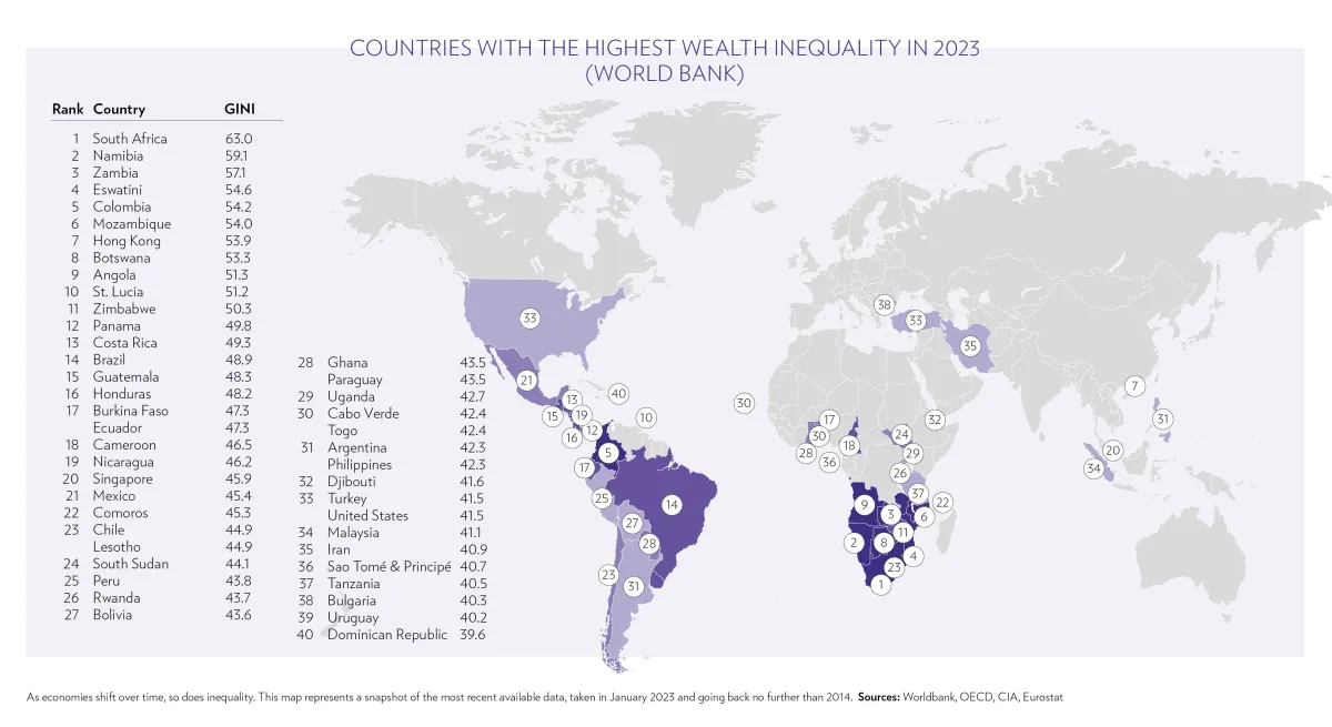 Wealth Inequality Initiative_Gini Coefficient 2023_Infographic