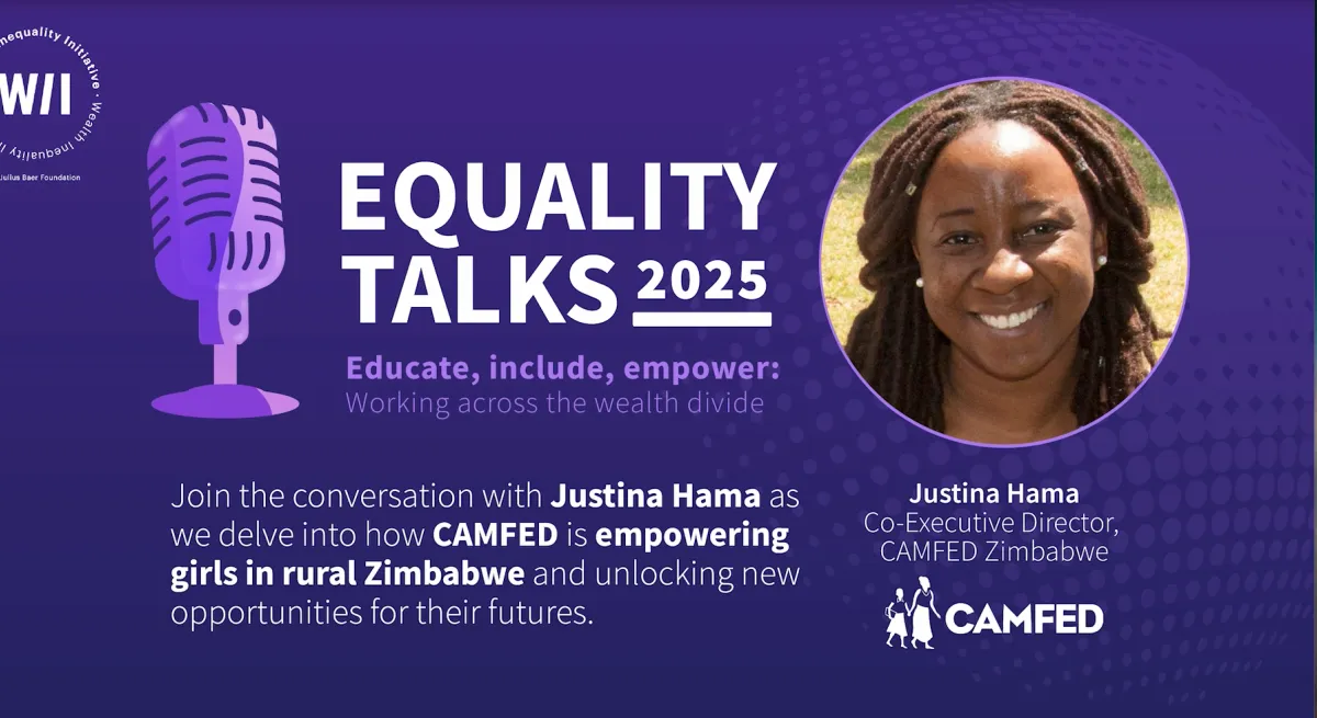 Equality Talk with Camfed - Key visual
